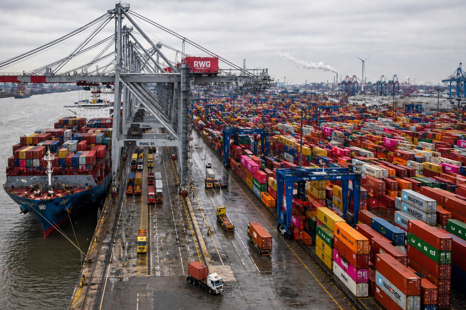 Europäische Häfen unter Druck: Umleitungen sorgen für Engpässe